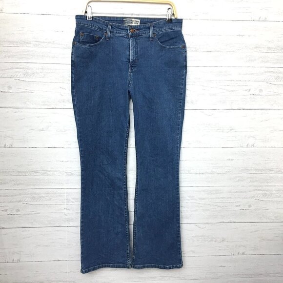 Levi's Signature Women's Bootcut Jeans At Waist Medium Wash size 12 length 31" - Picture 1 of 9